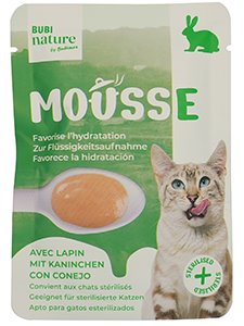 BUBI NATURE CAT MOUSSE CONEJO 50 gr
